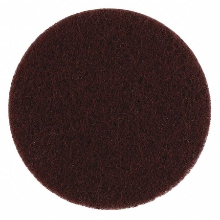 Scotch-Brite Prod Clean Finish Dsc, 5"xNH 5 HLS, PK40, 6" Dia, No Hole, Aluminum Oxide, Non-Woven Type PR-HA