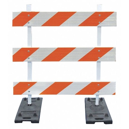 Plasticade Barricade, Type III, PP/Volc, 8 ft., DS EG 3208-EG-LR-DRILL-KIT