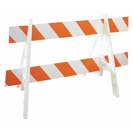 Plasticade A-Frame Barricade, 2-6 ft., I-Beam, EG 2003-A6EG