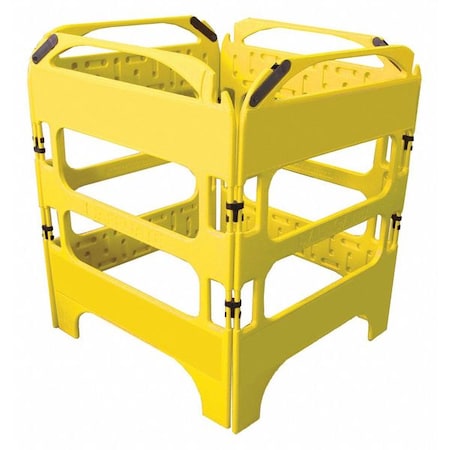 Plasticade Safegate Manhole Guard CSP-SG-4KIT-Y