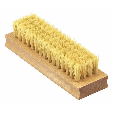 Tanis Brush Brush, Suede and Nail, Wood Handle, Tamp, 4-3/8 in L Brush, White 00521