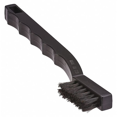 Tanis Brush Brush, Scratch, Plastic HandleHorseHair, 5-3/4 in L Handle, 1-1/2 in L Brush, Plastic 00034