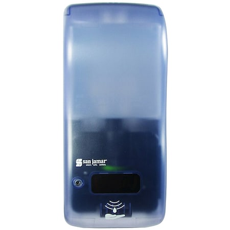 San Jamar Soap Dispenser, Hybrid, 900mL, Blue SHF900TBL