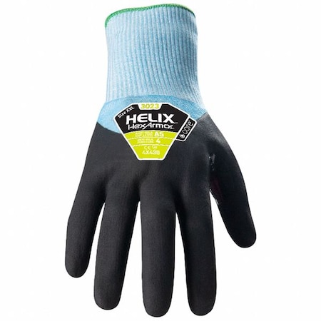Hexarmor Knit Gloves, Cut Level A5 , Nitrile , Textured , XL 1 PR 3023-XL (10)