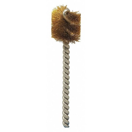 Tanis Brush Burr Brush, .004, Brass, 3/8" dia. 06257