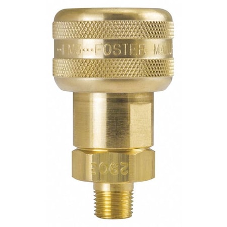 Foster Industrial Interchange, Socket, Brass, 1/4" FM2903