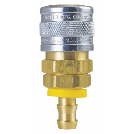 Foster Industrial Intrchnge, Sckt, Brass/Stl, 3/8" 1714