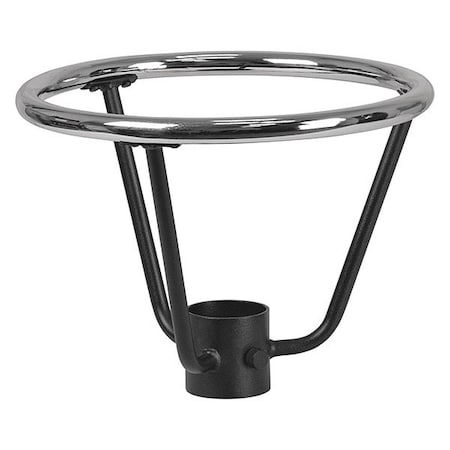 Flash Furniture Round Bar Height, Table Base Ring, 3.25", 16"dia., 16" L, 16" W, 12" H, Chrome XU-DG-30175-3-GG