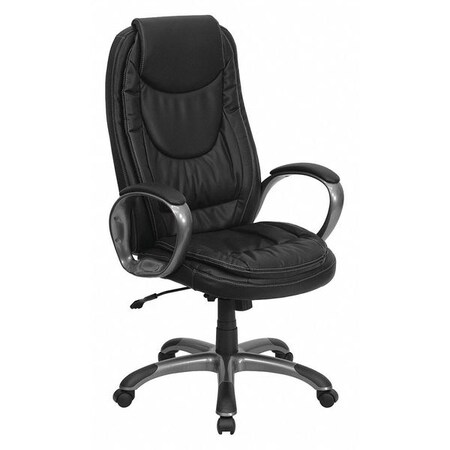 Flash Furniture Executive Chair, High Back, Arms, Swivl, Blk CH-CX0068H04-GG