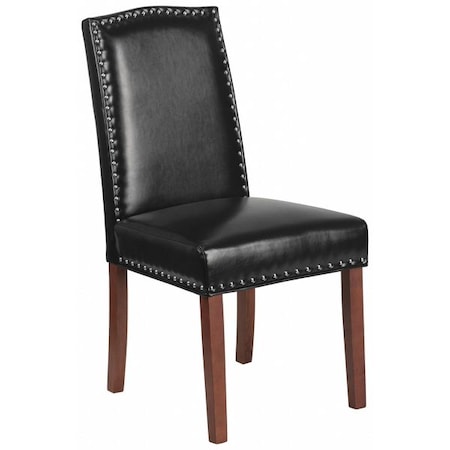 Flash Furniture Hercules Hampton Hill Parsons Chair, 19-1/2 in W 26-3/4" L 38-1/2" H QY-A13-9349-BK-GG
