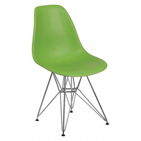 Flash Furniture Elon Chair, 22-1/2" L 32" H FH-130-CPP1-GN-GG