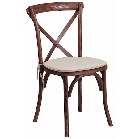Flash Furniture Hercules Chair, Wood Back, 20-1/4 in W 23-1/4" L 35" H XU-X-MAH-NTC-GG