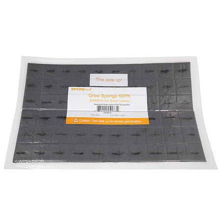 Opcom Farm Seedling Sponge, (6x30), Green Lettuce OASS11K