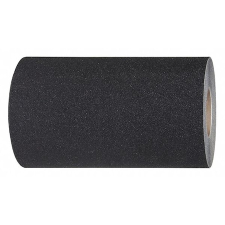 Jessup Safety Track Heavy Duty Anti Slip Grit Tape Roll Silicon Carbide, Adhesive: Rubber Black, 12" W x 60 ft. L 3200-12