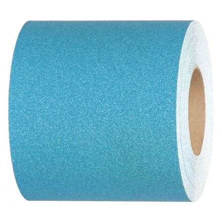 Jessup Safety Track Commercial Grade Anti Slip Grit Roll Aluminum Oxide, Adhesive: Acrylic Light Blue, 6" W x 60 ft. L 3330-6
