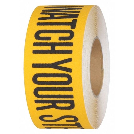 Jessup Safety Track Caution/Watch Your Step, PK4, 3335-3-CAUTION 3335-3-CAUTION