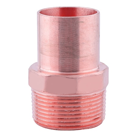 Zoro Select Strt, Copper, FTG 1/2 in, MNPT 1/2 in 816Z60