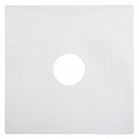 Jessup Flex Track Mat, Whte, 24"x24", w/Drain, PK6 4100-24X24