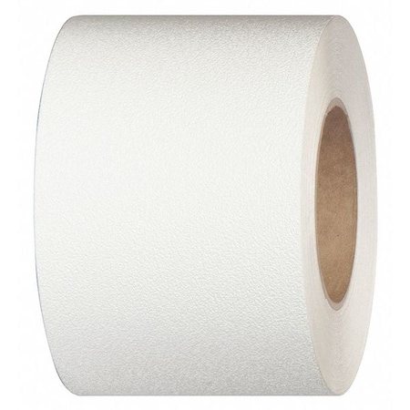 Jessup Flex Track Fine Grade Anti Slip Roll Embossed Vinyl, Adhesive: Acrylic White, 4" W x 60 ft. L, 0.027" Thick 4100-4