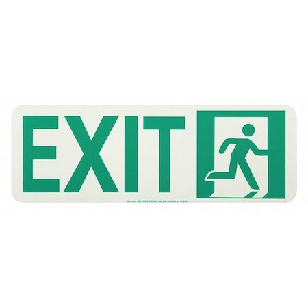 Jessup Glo Brite Exit Running Man Right 50R-2SN-R