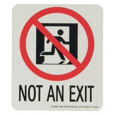 Jessup Glo Brite Not An Exit Running Man 50R-5SN