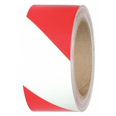Jessup Glo Brite Safety Grade Egress Tape Film: Polyester, Adhesive: Acrylic Photoluminescent, Stripe: Red, 2" W x 7520-2-STRIPE-R