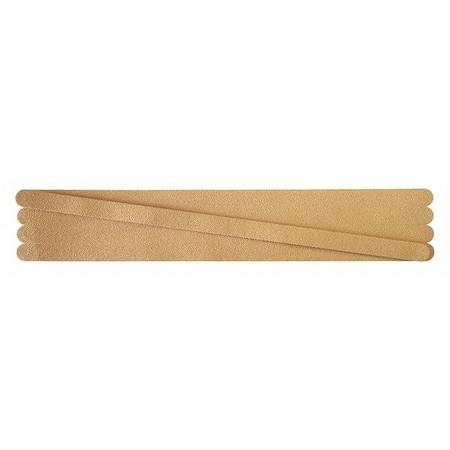 Jessup Flex Track Fine Grade Anti Slip Strip Vinyl, Adhesive: Acrylic Sandstone, 3/4" W x 17-1/2" L, 0.027" Thick 4100-.75X17.5-8S