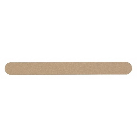 Jessup Flex Track Fine Grade Anti Slip Strip Vinyl, Adhesive: Acrylic Sandstone, 3/4" W x 7-1/2" L, 0.027" Thick 4100-.75X7.5-12S