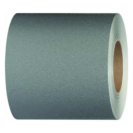 Jessup Safety Track Anti Slip Medium Resilient Roll Vinyl, Adhesive: Acrylic Gray, 6" W x 60 ft. L, 0.029" Thick 3520-6