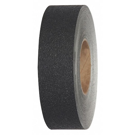 Jessup Safety Track Anti Slip Heavy Duty Resilient Roll Vinyl, Adhesive: Acrylic Black, 2" W x 60 ft. L, 0.045" Thick 3610-2