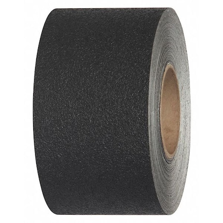 Jessup Safety Track Anti Slip Heavy Duty Resilient Roll Vinyl, Adhesive: Acrylic Black, 4" W x 60 ft. L, 0.045" Thick 3610-4