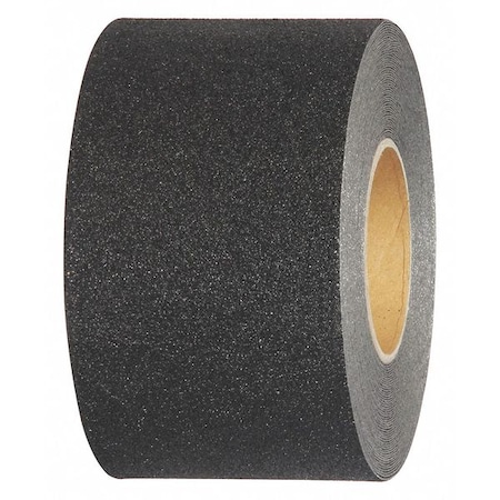 Jessup Safety Track Commercial Grade Anti Slip Grit Roll Aluminum Oxide, Adhesive: Acrylic Black, 4" W x 60 ft. L 3700-4