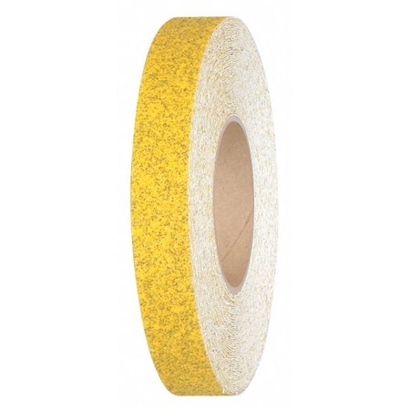 Jessup Safety Track Commercial Grade Anti Slip Grit Roll Aluminum Oxide, Adhesive: Acrylic Speckled Yellow, 1" W x 3358-1