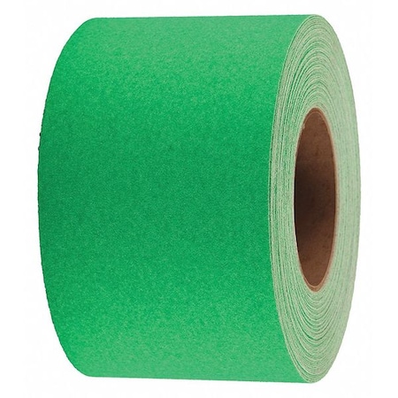 Jessup Safety Track Anti Slip Grit Tape Roll Aluminum Oxide, Adhesive: Acrylic Neon Green, 4" W x 60 ft. L, 0.037" Thick 3380-4