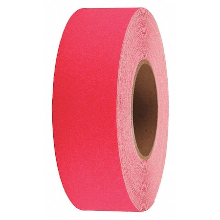 Jessup Safety Track Anti Slip Grit Tape Roll Aluminum Oxide, Adhesive: Acrylic Neon Pink, 2" W x 60 ft. L, 0.033" Thick 3385-2