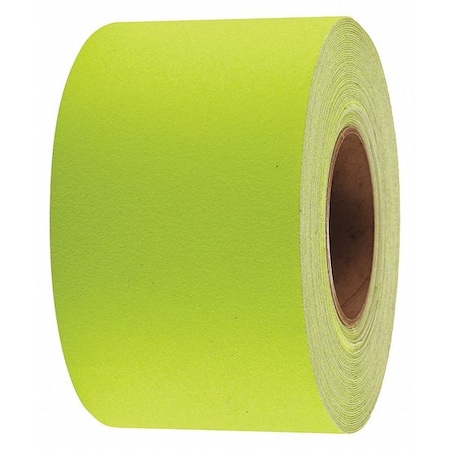Jessup Safety Track Anti Slip Grit Tape Roll Aluminum Oxide, Adhesive: Acrylic Neon Yellow, 4" W x 60 ft. L 3390-4