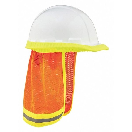 Ergodyne Hi-Vis Mesh Neck Shade, Reflective, Orange 8005