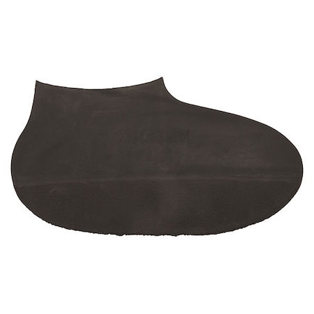 Tingley Disposable Shoe Cover, Natural Rubber Latex, Black, , 11 6330