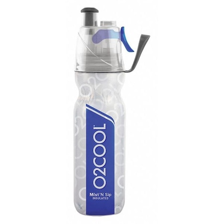 Treva/O2Cool Mist N Sip Insulated, 20oz Bottle, Blue HMCDP07 DBL