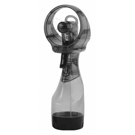 Treva/O2Cool Deluxe Misting Fan, Grey FML0001 BLK