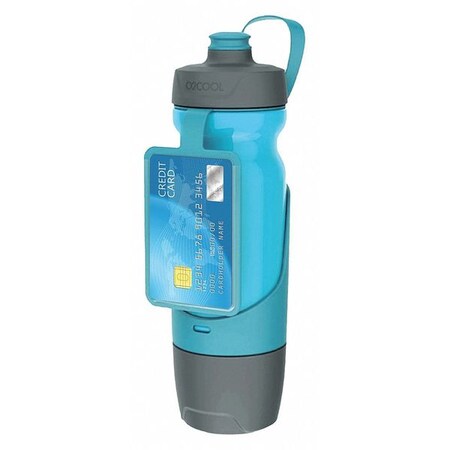 Treva/O2Cool Sip N Share Pet Owners Bottle, Blue PHB0017 LTB