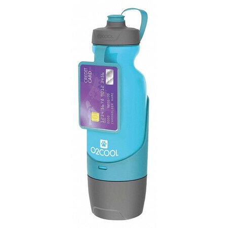 Treva/O2Cool Sip N Share, Pet Owners 1L Bottle, Blue PHB0032 LTB