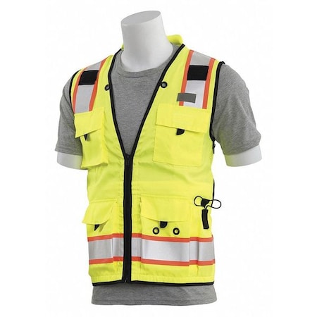 Deltaplus Surveyor Vest, Deluxe, Lime, LG 62386