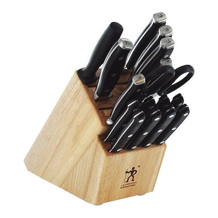 J.A. Henckels International Knife Block Set, Forged Premio, 17pc 16935-017