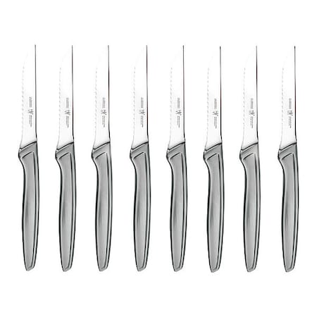 J.A. Henckels International Serrated Steak Knife Set, Stainless Steel 39309-800