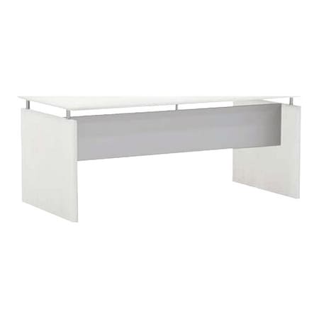 Mayline Straight Front Desk 36" D X 29-1/2" H, 63" W X Sea Salt MNDS63TSS