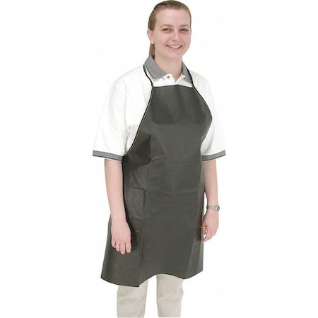 Aquatrak Critical Cover Apron, Disposable, Fluid Resistant, Black, XL, PK25 MS-08259-4SP