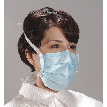 Alphaair Disposable Procedural Face Mask, Universal, Blue, 500PK BL 5500