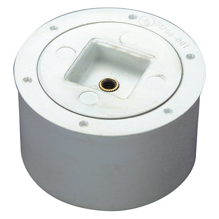 Zurn Cleanout, Body and Plug, 2"x3" CO2412-PVC