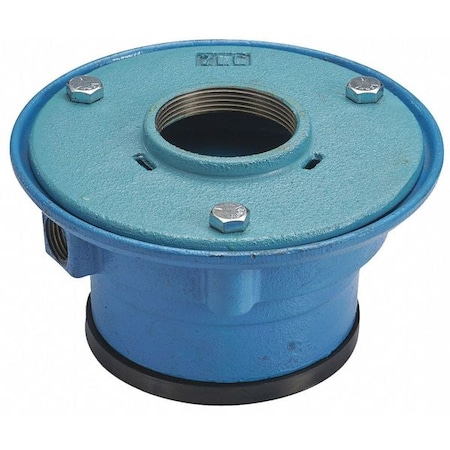 Zurn Body only Cast Iron Drain Adaptor, cast iron, 2", Push On JP2321-PO2-ASSY